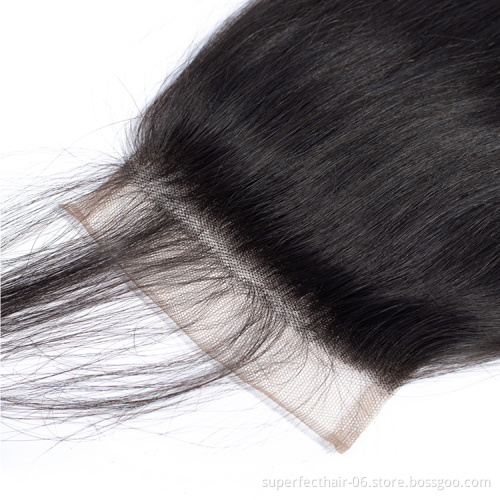Cheap HD Swiss Lace Closure Human Hair 4x4  HD Brazilian Hair Closure  With Hd Swiss Lace Closure